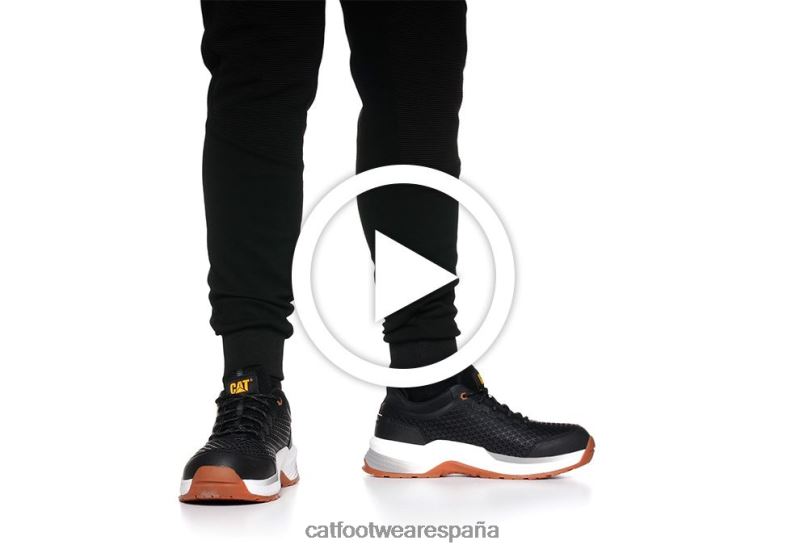 Caterpillar Zapato de trabajo con punta de material compuesto aerodinámico 2.0 carbón medio/paloma hombres 4JJT898 | zapatos de trabajo