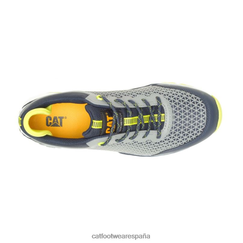 Caterpillar Zapato de trabajo con punta de material compuesto aerodinámico 2.0 medianoche/paloma salvaje hombres 4JJT897 | zapatos de trabajo