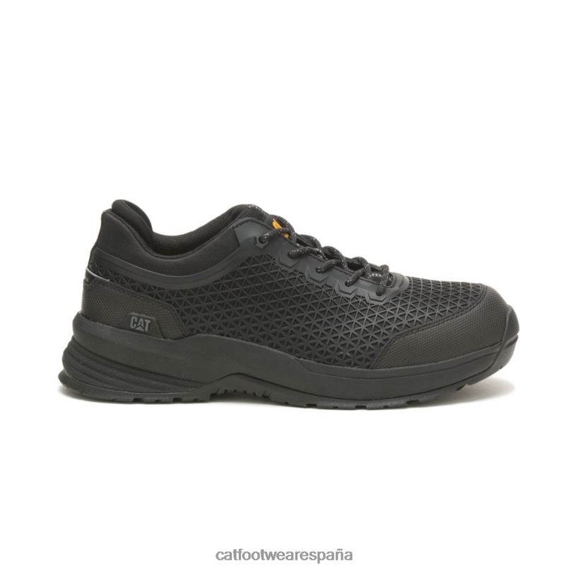 Caterpillar Zapato de trabajo con punta de material compuesto aerodinámico 2.0 negro hombres 4JJT896 | zapatos de trabajo