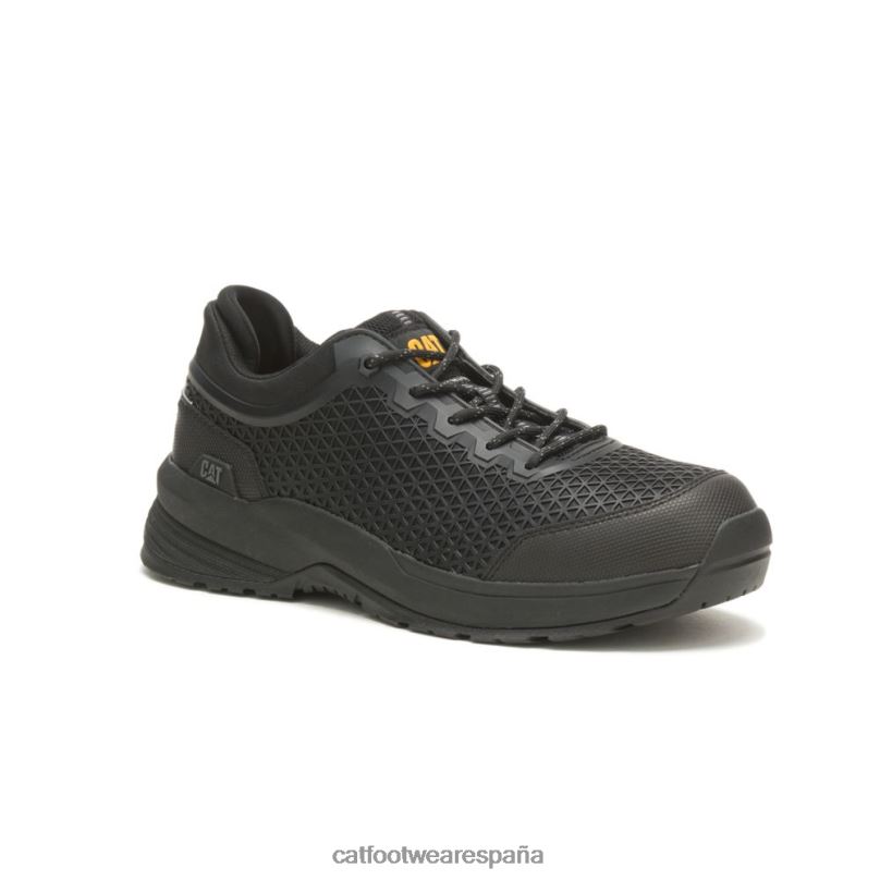 Caterpillar Zapato de trabajo con punta de material compuesto aerodinámico 2.0 negro hombres 4JJT896 | zapatos de trabajo