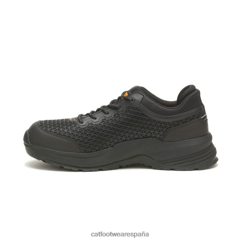 Caterpillar Zapato de trabajo con punta de material compuesto aerodinámico 2.0 negro hombres 4JJT896 | zapatos de trabajo