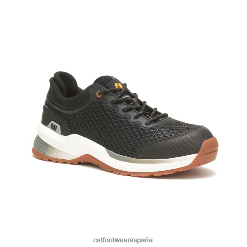 Caterpillar Zapato de trabajo con punta de material compuesto aerodinámico 2.0 negro hombres 4JJT899 | zapatos de trabajo
