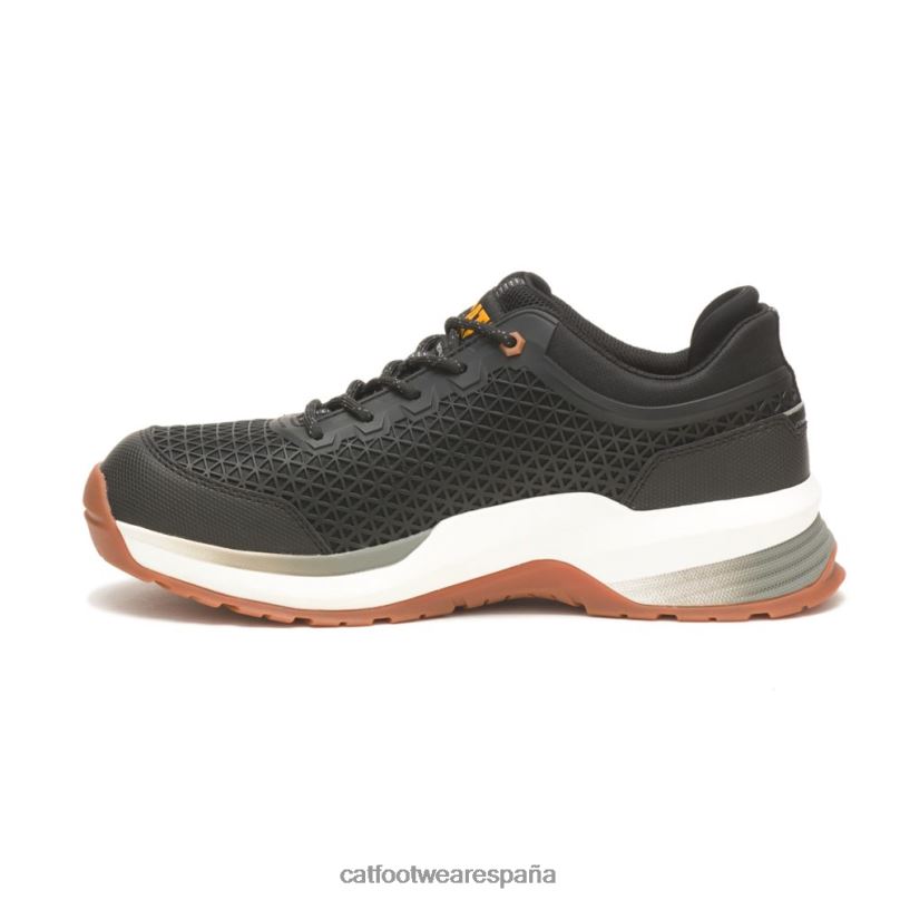 Caterpillar Zapato de trabajo con punta de material compuesto aerodinámico 2.0 negro hombres 4JJT899 | zapatos de trabajo