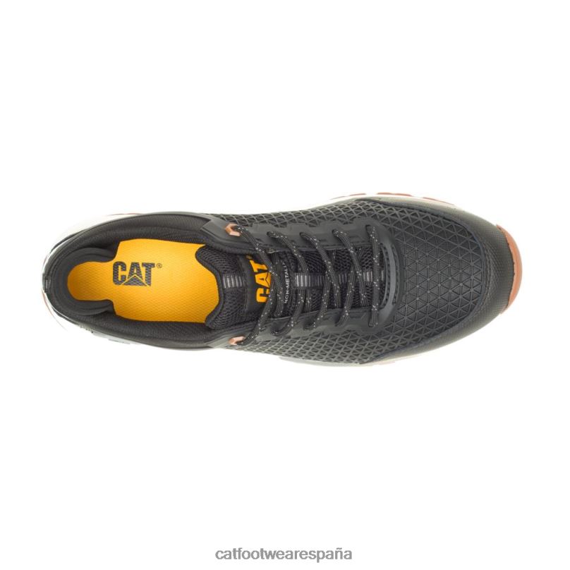 Caterpillar Zapato de trabajo con punta de material compuesto aerodinámico 2.0 negro hombres 4JJT899 | zapatos de trabajo