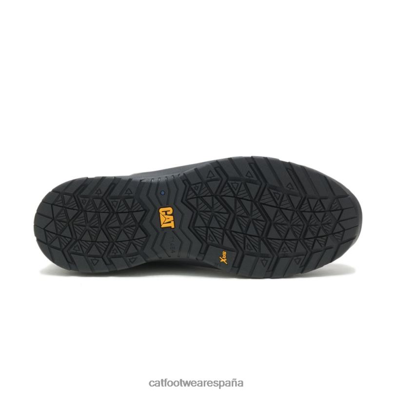 Caterpillar Zapato de trabajo con punta de material compuesto de cuero aerodinámico 2.0 negro hombres 4JJT894 | zapatos de trabajo