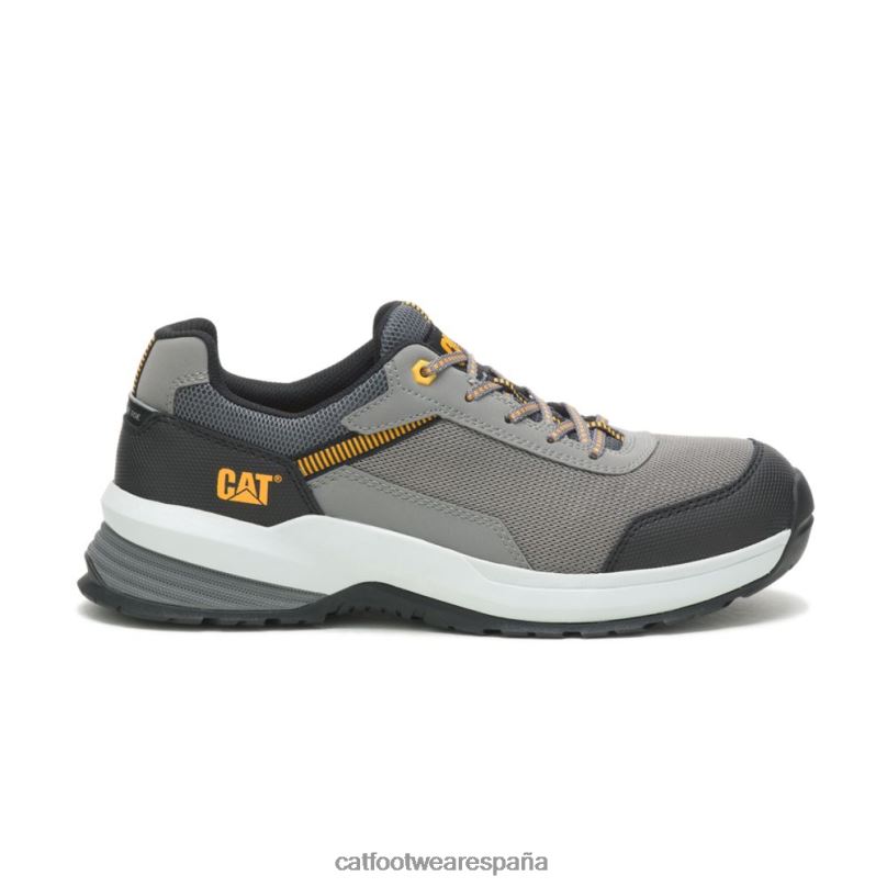 Caterpillar Zapato de trabajo con punta de material compuesto de malla aerodinámica 2.0 carbón medio hombres 4JJT892 | zapatos de trabajo