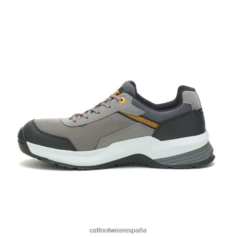 Caterpillar Zapato de trabajo con punta de material compuesto de malla aerodinámica 2.0 carbón medio hombres 4JJT892 | zapatos de trabajo
