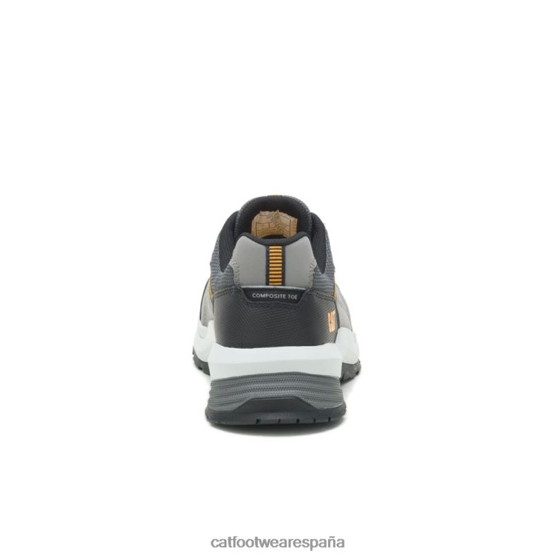 Caterpillar Zapato de trabajo con punta de material compuesto de malla aerodinámica 2.0 carbón medio hombres 4JJT892 | zapatos de trabajo