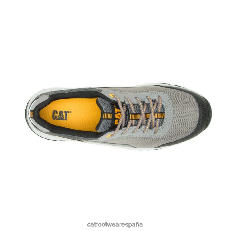 Caterpillar Zapato de trabajo con punta de material compuesto de malla aerodinámica 2.0 carbón medio hombres 4JJT892 | zapatos de trabajo