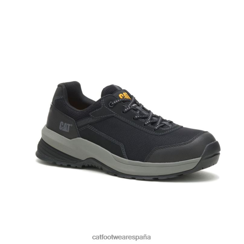 Caterpillar Zapato de trabajo con punta de material compuesto de malla aerodinámica 2.0 negro hombres 4JJT891 | zapatos de trabajo