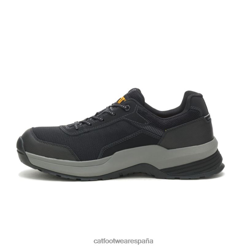 Caterpillar Zapato de trabajo con punta de material compuesto de malla aerodinámica 2.0 negro hombres 4JJT891 | zapatos de trabajo