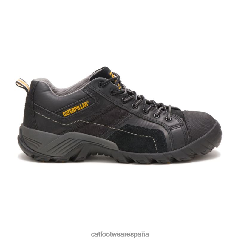 Caterpillar zapato de trabajo con punta de material compuesto de argón negro hombres 4JJT890 | zapatos de trabajo