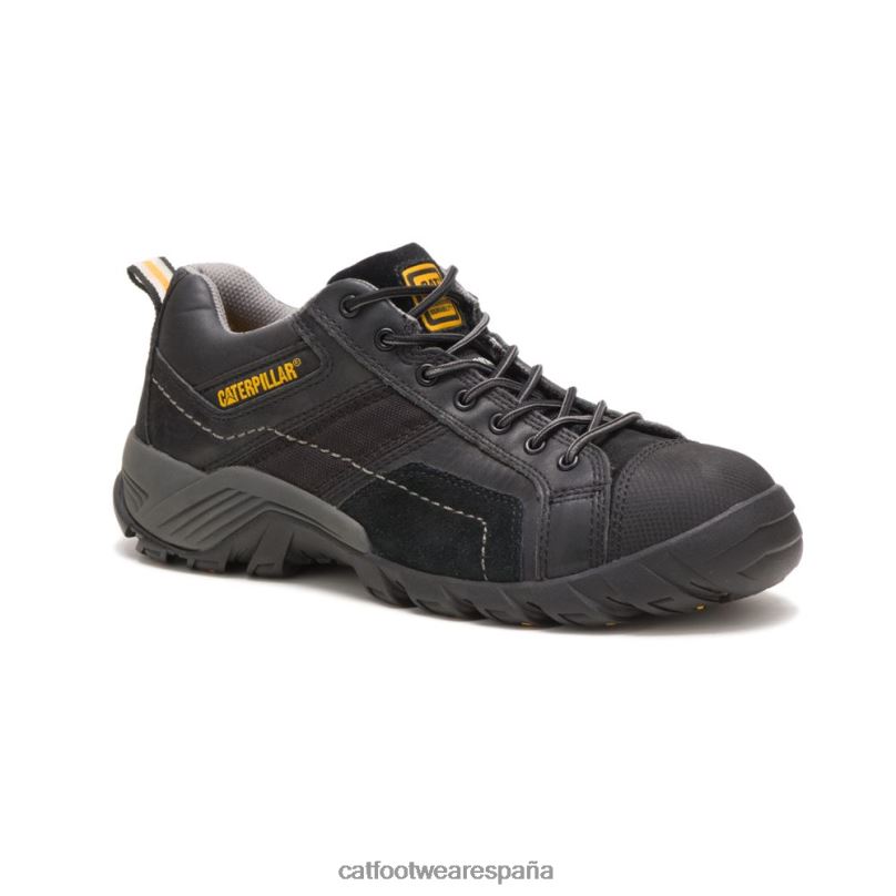 Caterpillar zapato de trabajo con punta de material compuesto de argón negro hombres 4JJT890 | zapatos de trabajo