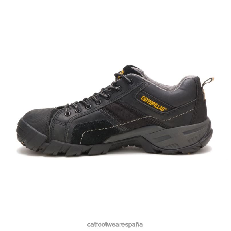 Caterpillar zapato de trabajo con punta de material compuesto de argón negro hombres 4JJT890 | zapatos de trabajo