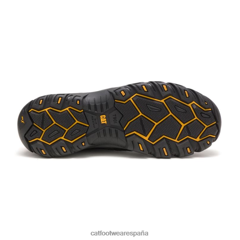 Caterpillar zapato de trabajo con punta de material compuesto de argón negro hombres 4JJT890 | zapatos de trabajo