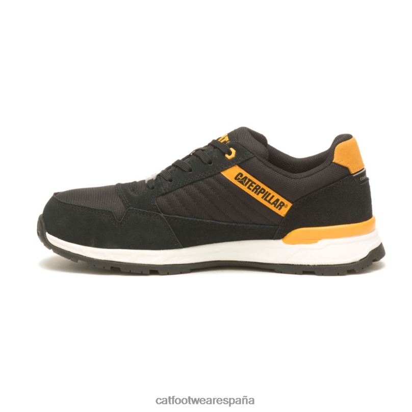 Caterpillar zapato de trabajo con punta de material compuesto venward negro/amarillo gato hombres 4JJT885 | zapatos de trabajo