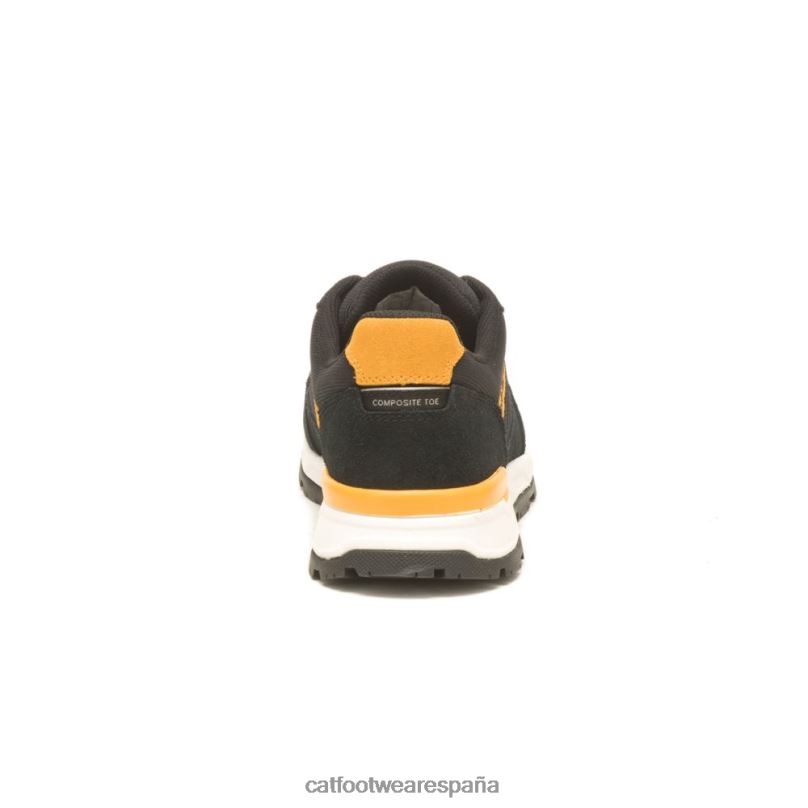 Caterpillar zapato de trabajo con punta de material compuesto venward negro/amarillo gato hombres 4JJT885 | zapatos de trabajo