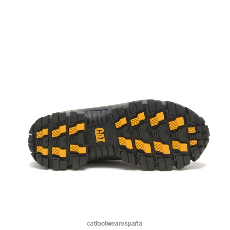 Caterpillar zapato de trabajo invasor con punta de acero marron oscuro hombres 4JJT879 | zapatos de trabajo