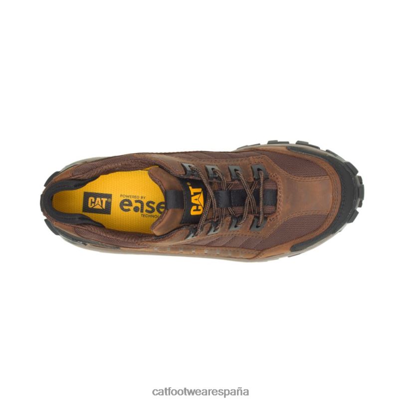 Caterpillar zapato de trabajo invasor con punta de acero marron oscuro hombres 4JJT879 | zapatos de trabajo