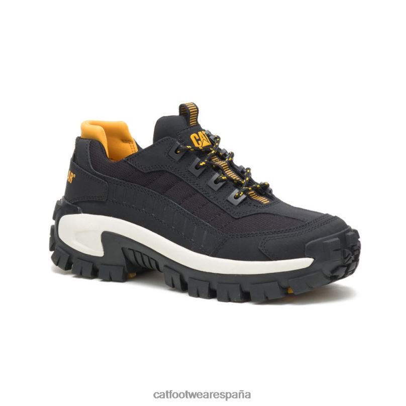 Caterpillar zapato de trabajo invasor con punta de acero negro/luna llena hombres 4JJT877 | zapatos de trabajo