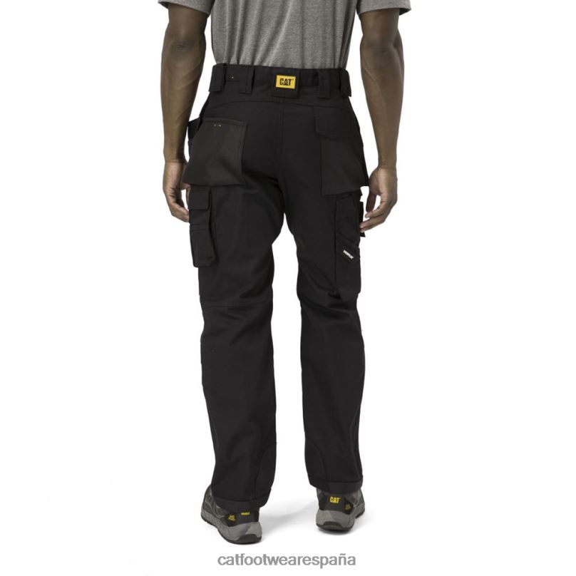 Caterpillar pantalón de marca negro hombres 4JJT8246 | fondos