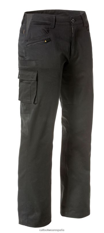 Caterpillar pantalón flexible del operador negro hombres 4JJT8245 | fondos