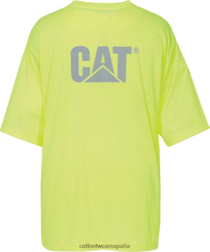 Caterpillar camiseta de alta visibilidad con bolsillo de la marca registrada hombre amarillo hombres 4JJT8215 | tops y ropa de abrigo