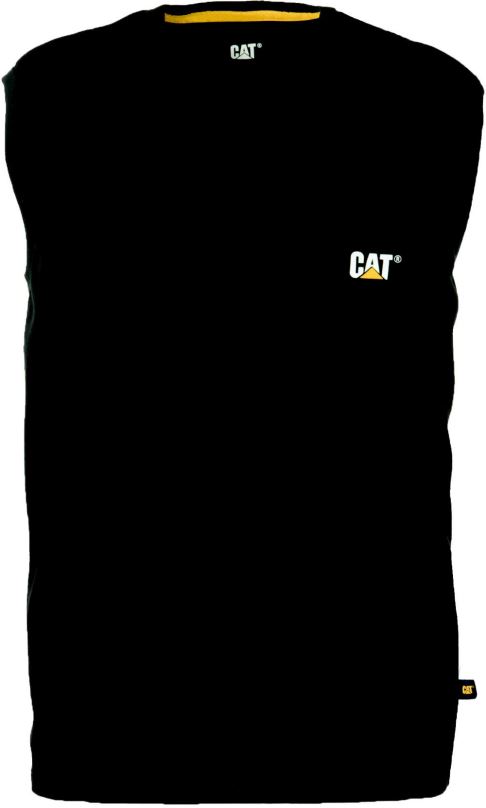 Caterpillar camiseta sin mangas con bolsillo de la marca registrada negro hombres 4JJT8229 | tops y ropa de abrigo