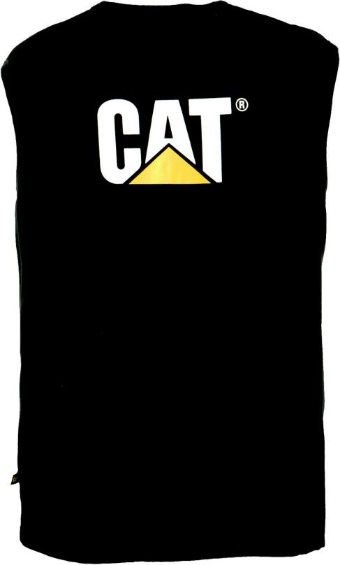 Caterpillar camiseta sin mangas con bolsillo de la marca registrada negro hombres 4JJT8229 | tops y ropa de abrigo