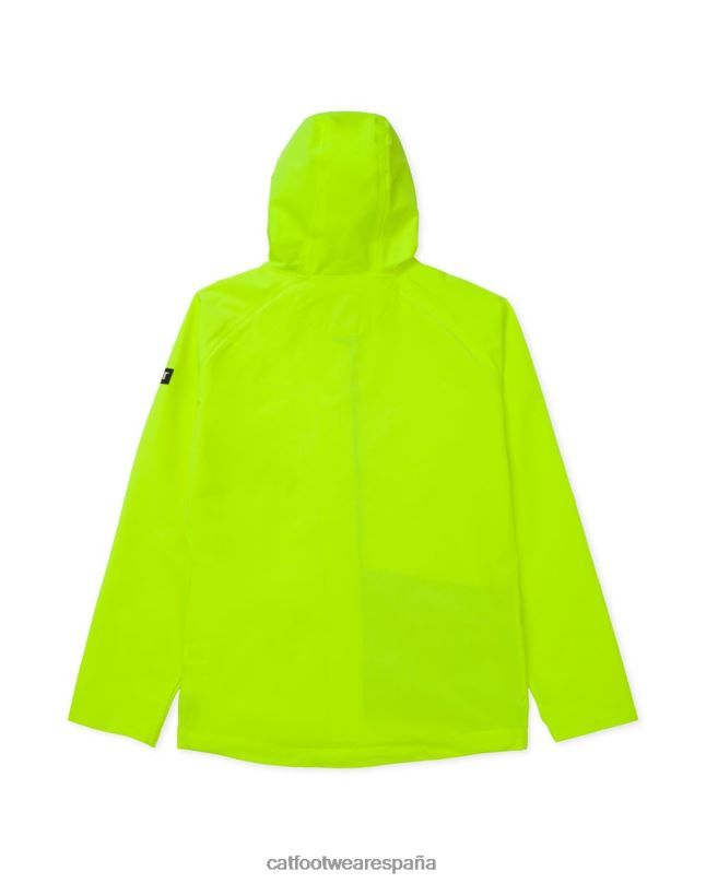 Caterpillar chaqueta de lluvia esencial amarillo de alta visibilidad hombres 4JJT8114 | tops y ropa de abrigo