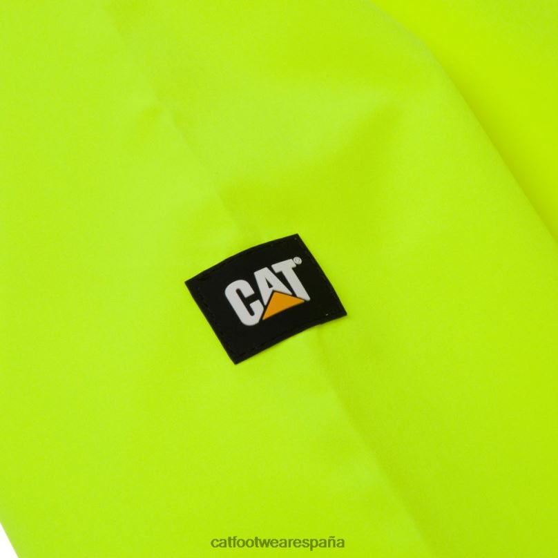 Caterpillar chaqueta de lluvia esencial amarillo de alta visibilidad hombres 4JJT8114 | tops y ropa de abrigo