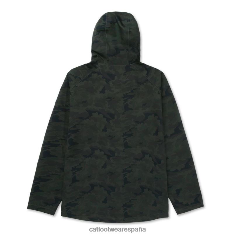 Caterpillar chaqueta de lluvia esencial camuflaje nocturno hombres 4JJT8112 | tops y ropa de abrigo