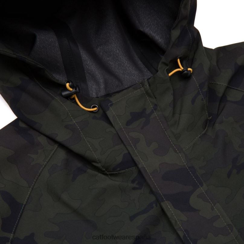 Caterpillar chaqueta de lluvia esencial camuflaje nocturno hombres 4JJT8112 | tops y ropa de abrigo