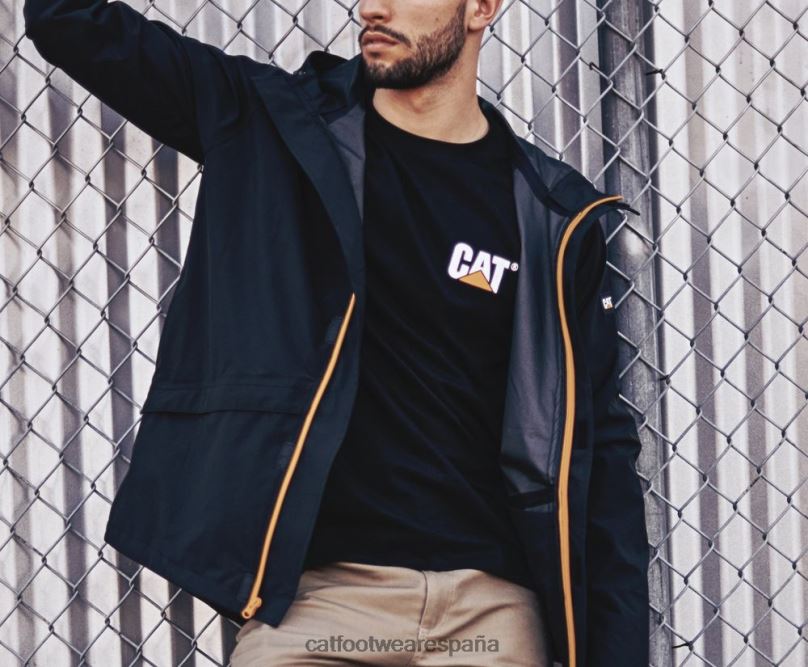 Caterpillar chaqueta de lluvia esencial camuflaje nocturno hombres 4JJT8112 | tops y ropa de abrigo