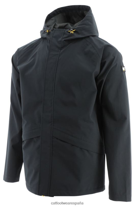 Caterpillar chaqueta de lluvia esencial negro hombres 4JJT8113 | tops y ropa de abrigo