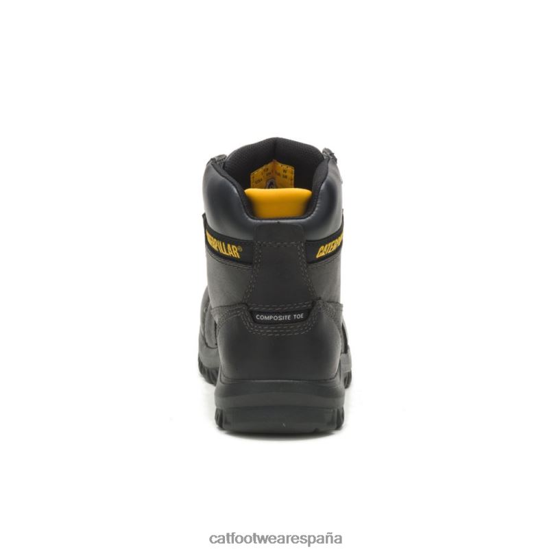 Caterpillar Bota de trabajo con punta de material compuesto resistente al agua y reabsorción negro mujer 4JJT8267 | botas de trabajo