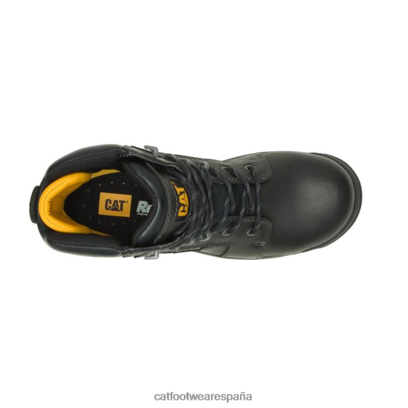 Caterpillar Bota de trabajo con punta de material compuesto resistente al agua y reabsorción negro mujer 4JJT8267 | botas de trabajo