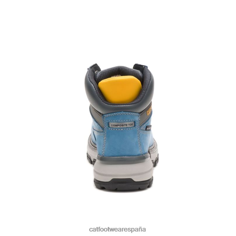 Caterpillar Bota de trabajo impermeable con punta de compuesto de carbono para excavadoras Superlite Cielo azul mujer 4JJT8269 | botas de trabajo
