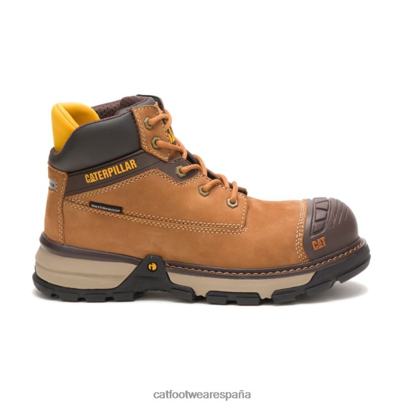 Caterpillar Bota de trabajo impermeable con punta de compuesto de carbono para excavadoras Superlite sudán marrón mujer 4JJT8268 | botas de trabajo