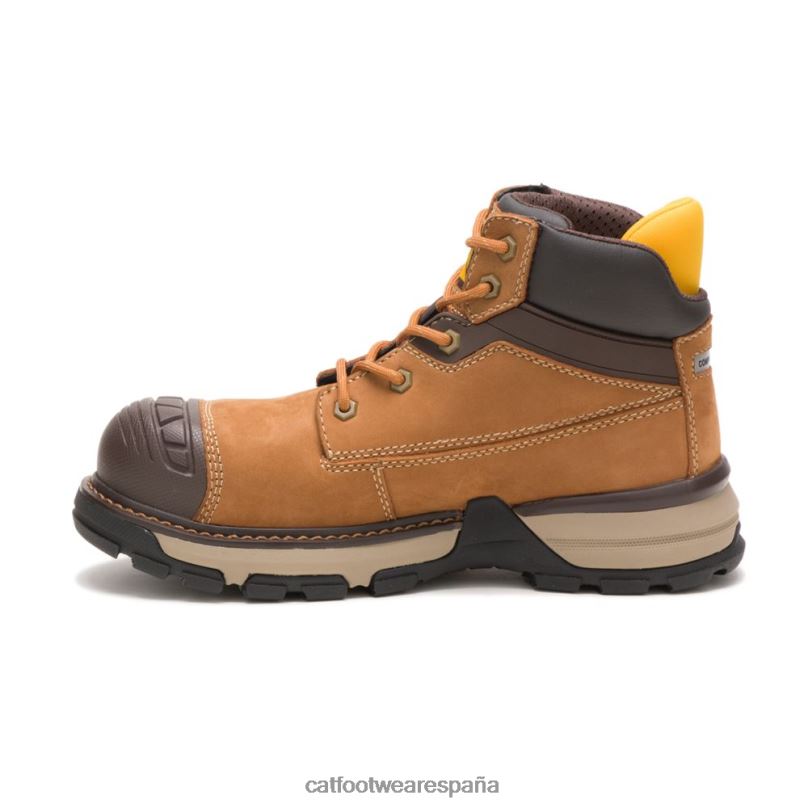 Caterpillar Bota de trabajo impermeable con punta de compuesto de carbono para excavadoras Superlite sudán marrón mujer 4JJT8268 | botas de trabajo