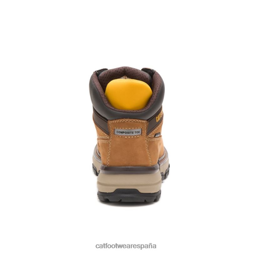 Caterpillar Bota de trabajo impermeable con punta de compuesto de carbono para excavadoras Superlite sudán marrón mujer 4JJT8268 | botas de trabajo