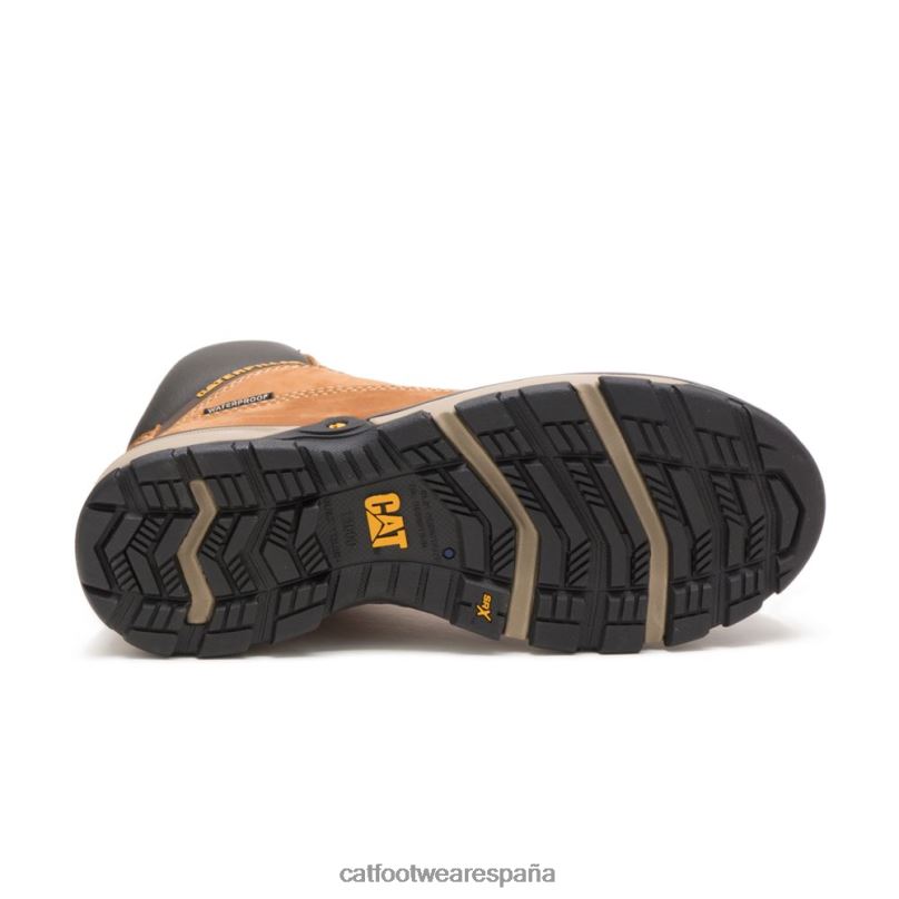 Caterpillar Bota de trabajo impermeable con punta de compuesto de carbono para excavadoras Superlite sudán marrón mujer 4JJT8268 | botas de trabajo