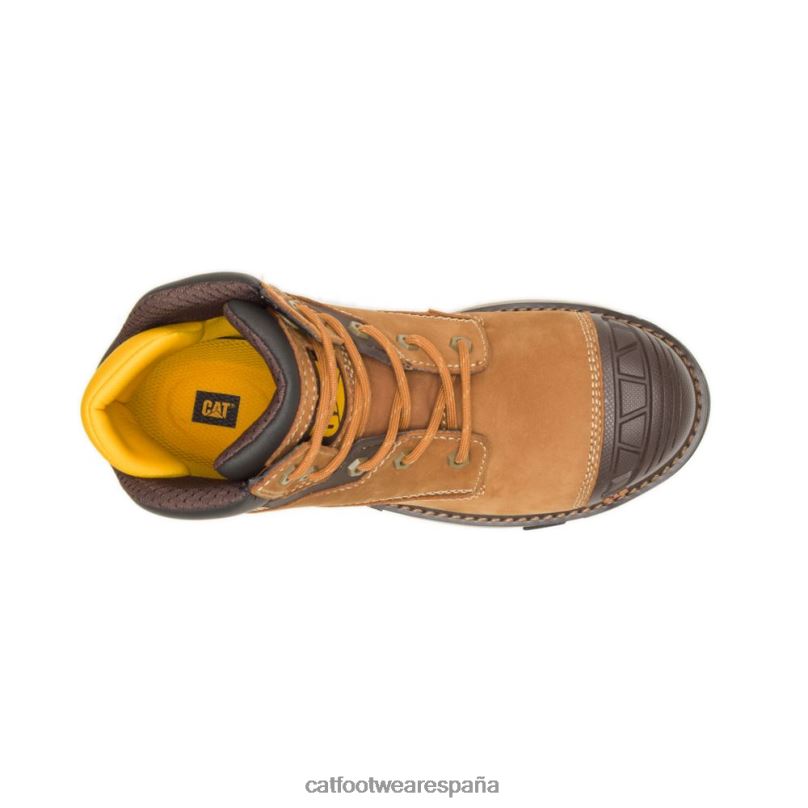 Caterpillar Bota de trabajo impermeable con punta de compuesto de carbono para excavadoras Superlite sudán marrón mujer 4JJT8268 | botas de trabajo