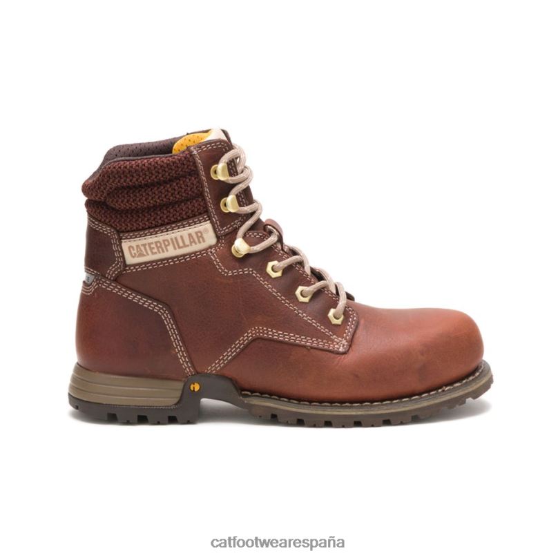 Caterpillar bota de trabajo con puntera de acero de cachemira de 6" leonado mujer 4JJT8279 | botas de trabajo