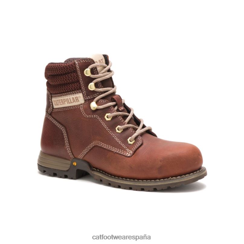 Caterpillar bota de trabajo con puntera de acero de cachemira de 6\" leonado mujer 4JJT8279 | botas de trabajo