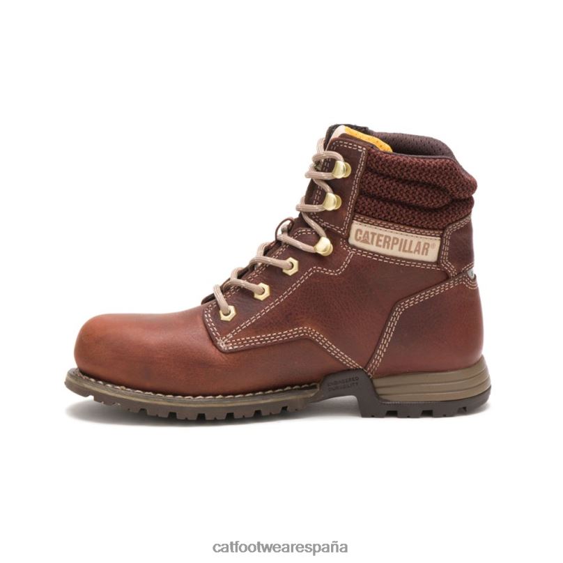 Caterpillar bota de trabajo con puntera de acero de cachemira de 6\" leonado mujer 4JJT8279 | botas de trabajo