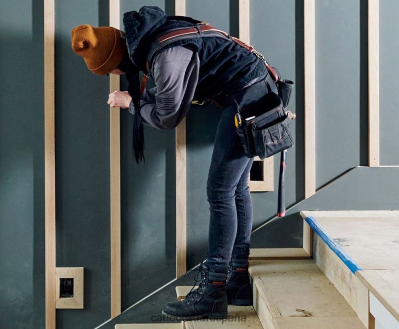 Caterpillar bota de trabajo impermeable con punta de acero echo negro mujer 4JJT8262 | botas de trabajo