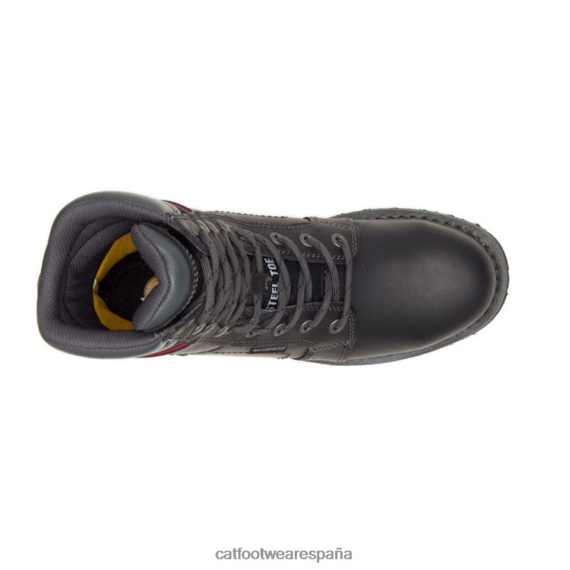 Caterpillar bota de trabajo impermeable con punta de acero echo negro mujer 4JJT8262 | botas de trabajo