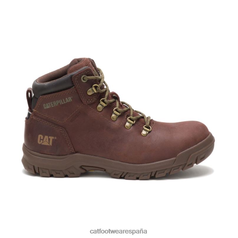 Caterpillar bota de trabajo impermeable con punta de acero mae cacao mujer 4JJT8277 | botas de trabajo