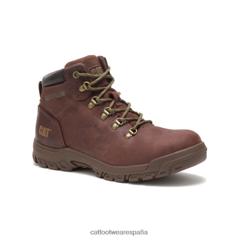 Caterpillar bota de trabajo impermeable con punta de acero mae cacao mujer 4JJT8277 | botas de trabajo